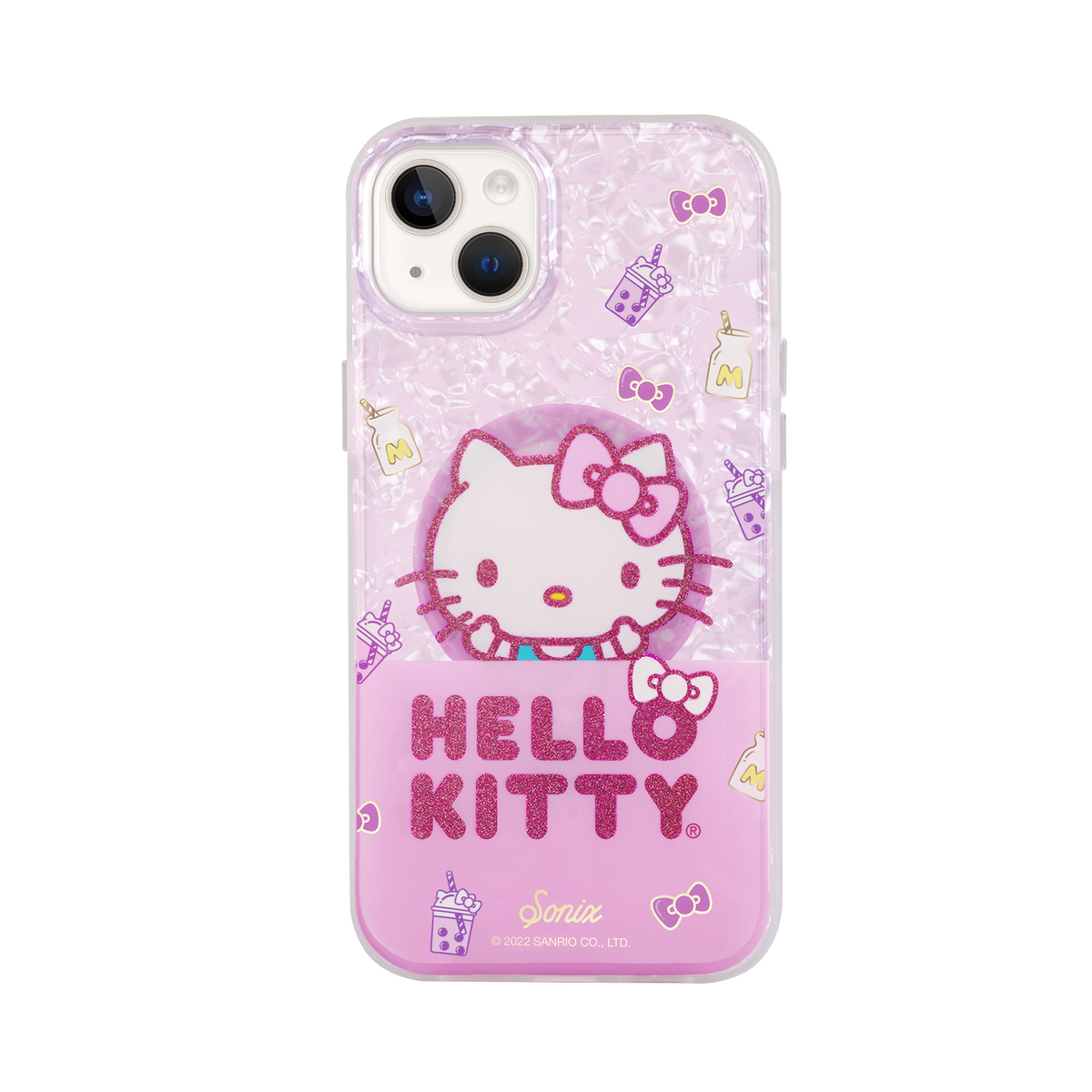 Hello Kitty x Sonix Boba iPhone Case Accessory BySonix Inc. PINK 14 Plus 