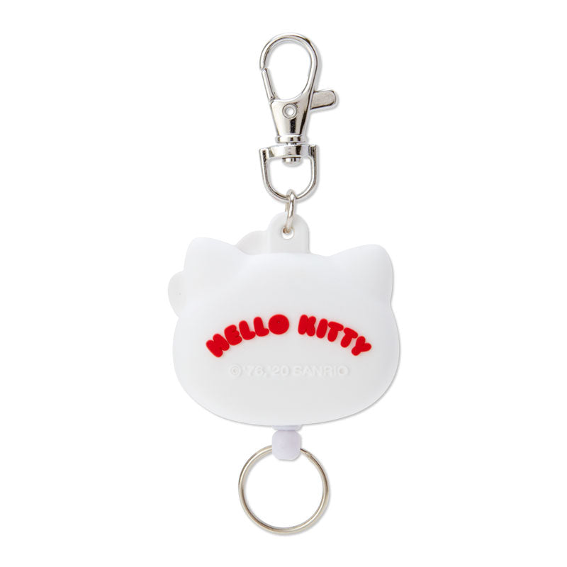 Hello Kitty Face Badge Reel Accessory Sanrio   