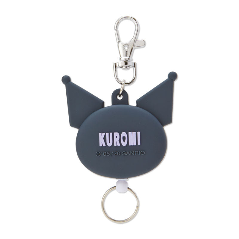 Sanrio Kuromi Face Badge Reel