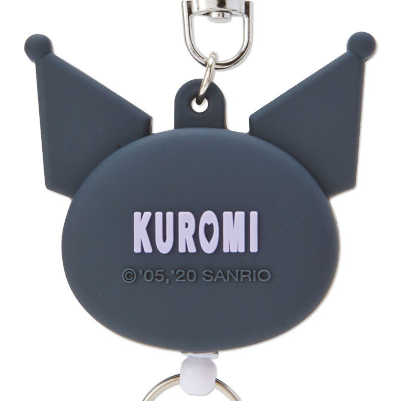 Kuromi Face Badge Reel Accessory Sanrio   