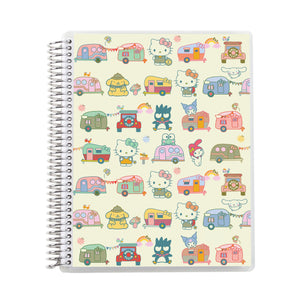 Hello Kitty and Friends x Erin Condren Spiral Notebook (Happy Campers) Stationery ERIN CONDREN   