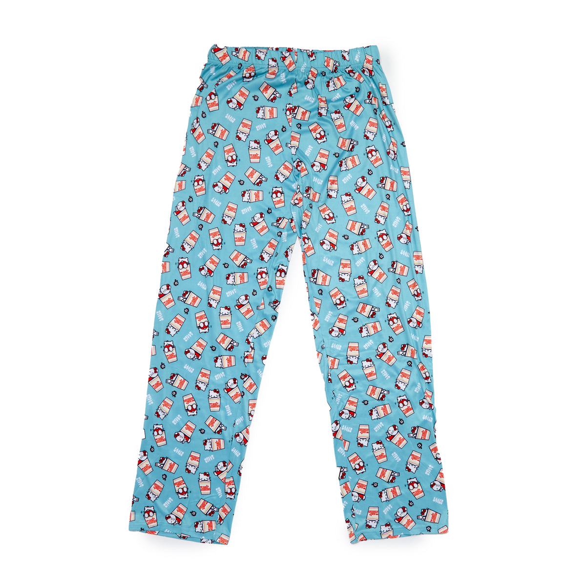 Hello Kitty x Cup Noodles 2-Piece Blue Pant Pajamas Set Apparel H3 Sportgear   