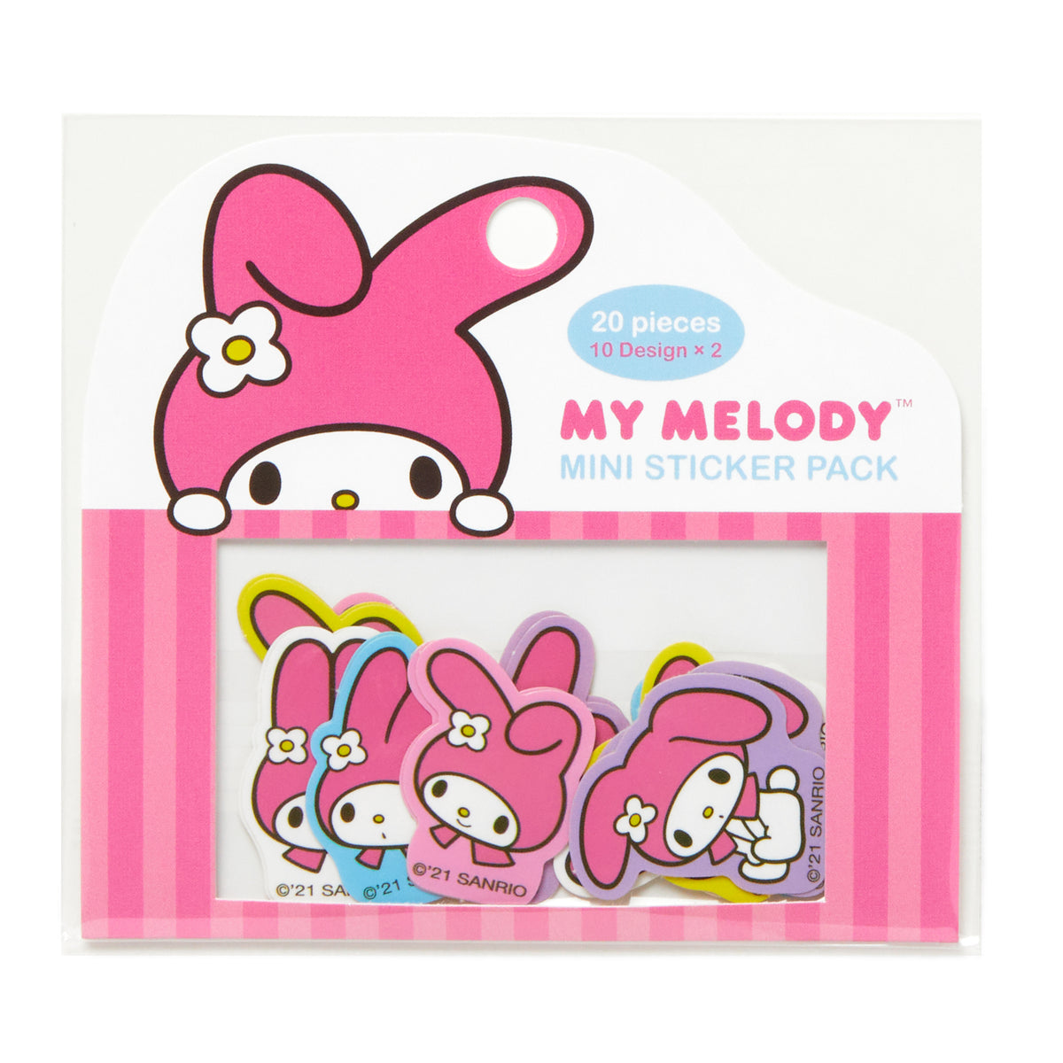 My Melody Mini Sticker Pack Stationery HUNET USA   