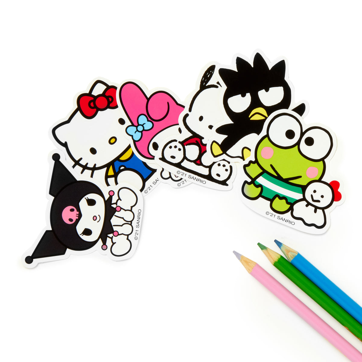 Hello Kitty &amp; Friends Big Sticker Pack Stationery HUNET USA   