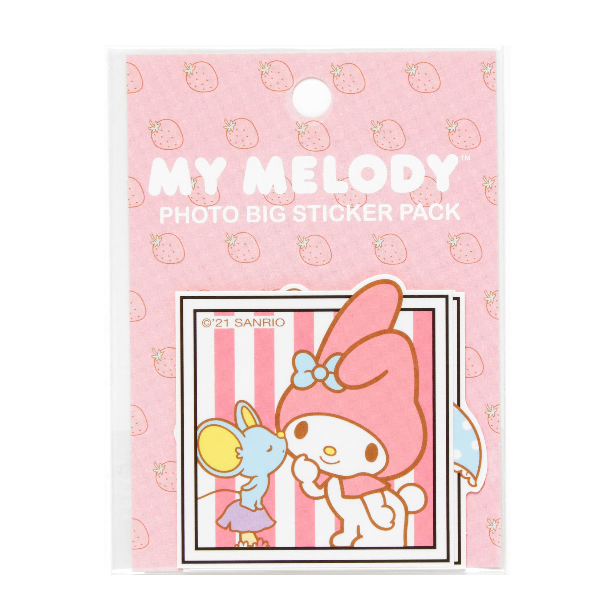 My Melody Photo Big Sticker Pack Stationery HUNET USA   