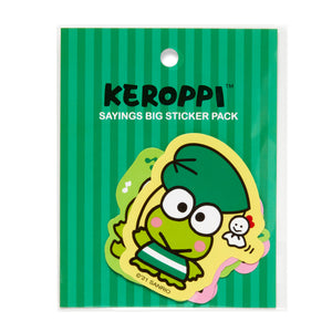 Keroppi Sayings Big Sticker Pack Stationery HUNET USA   