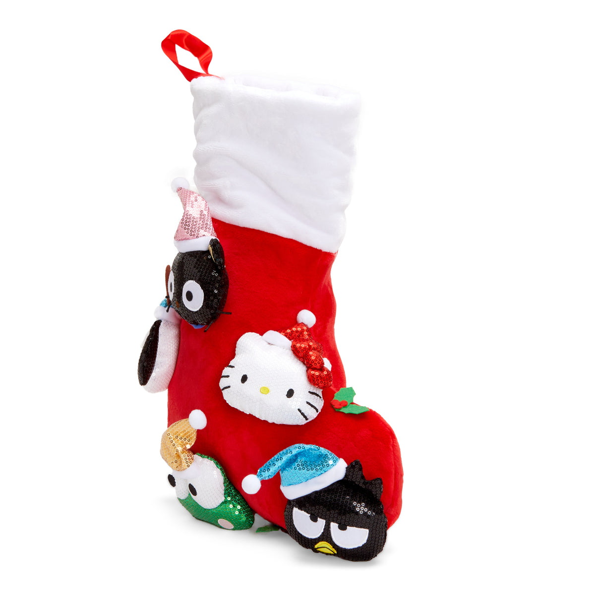 Holiday Sequin Hello Kitty &amp; Friends Stocking Seasonal HUNET USA   