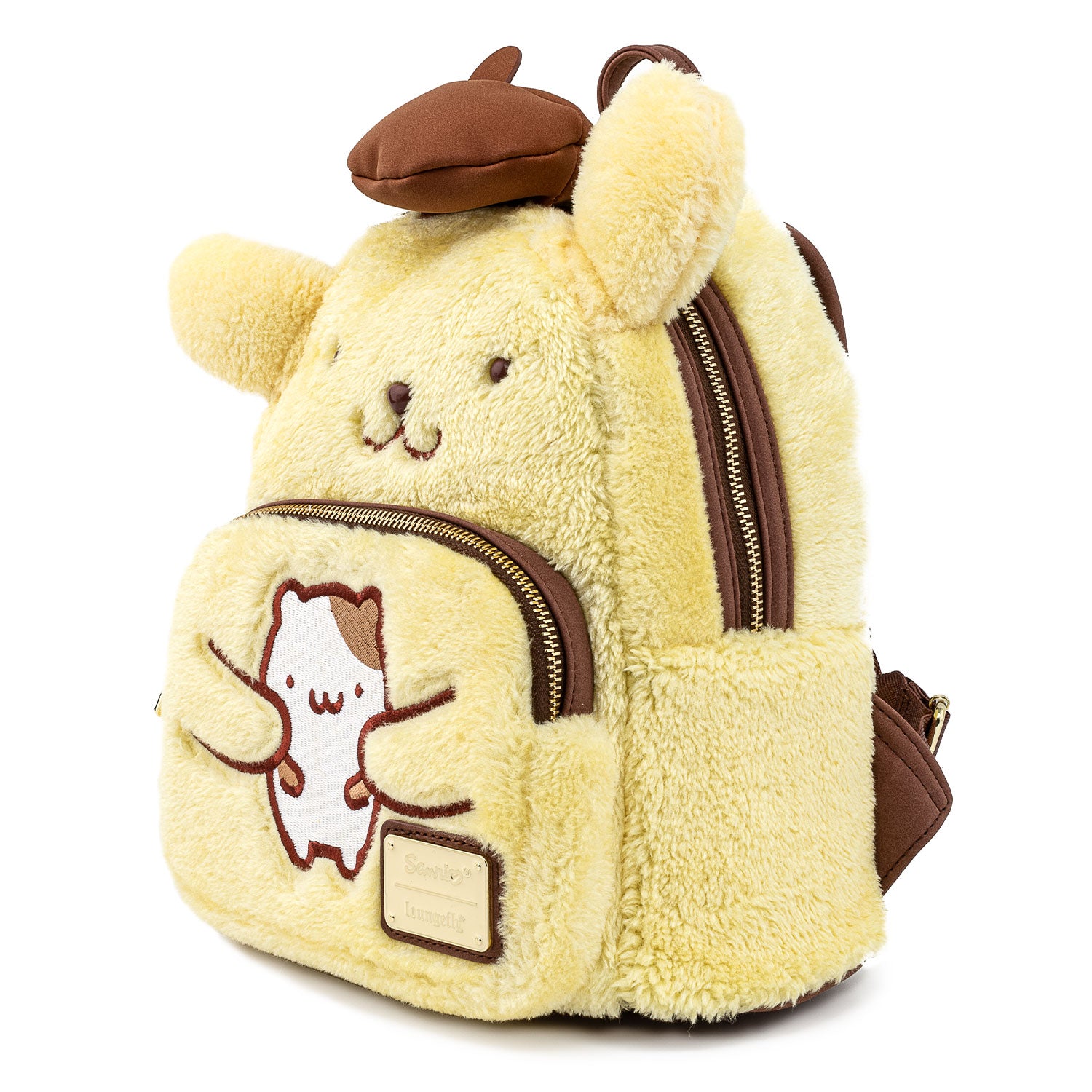 Pompompurin x Loungefly Plush Mini Backpack Bags Loungefly   