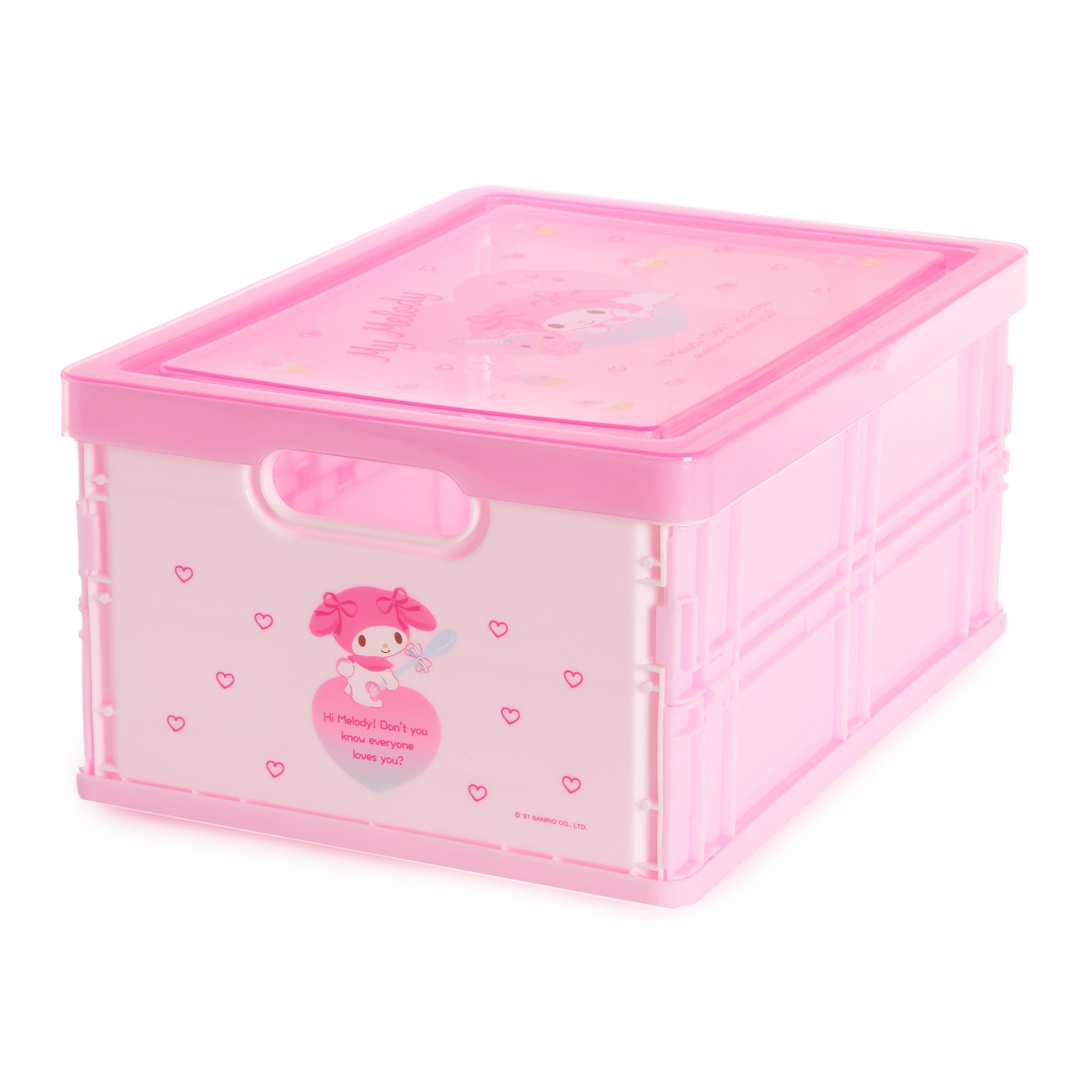 Buy Sanrio My Melody Glitter Small Clear Storage Case with Handle at ARTBOX