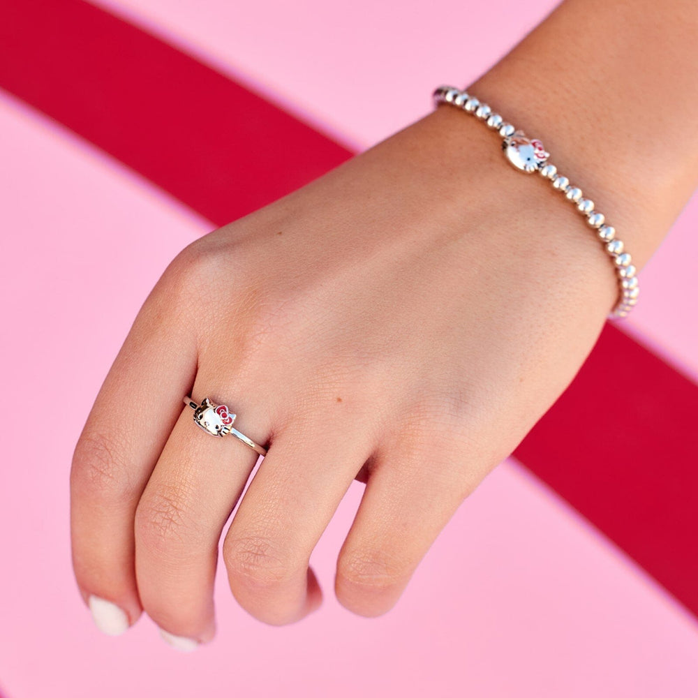 Hello Kitty x Pura Vida Face Ring Jewelry Pura Vida (Creative Genius)   