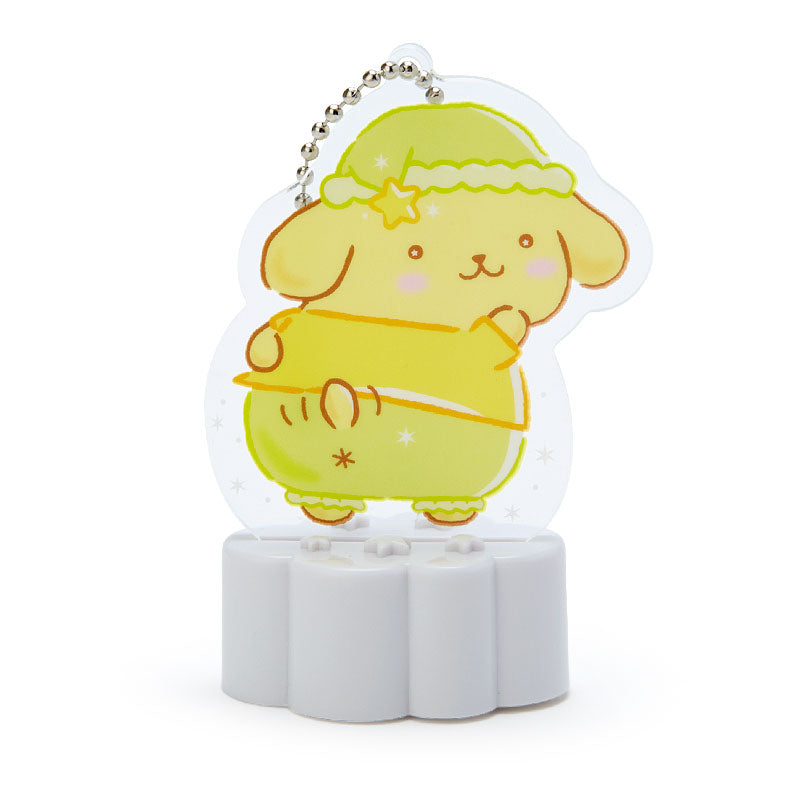 Pompompurin Acrylic Keychain and Light Stand Accessory Japan Original   