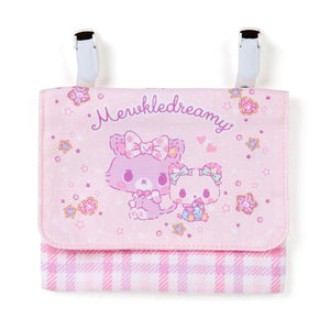 Mewkledreamy Belt Clip Pouch (Lilac Gingham Series) Bags Japan Original   