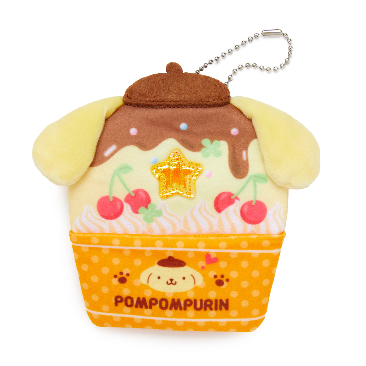 Pompompurin Cupcake Keychain (Pocket Pals Series) Accessory Japan Original   