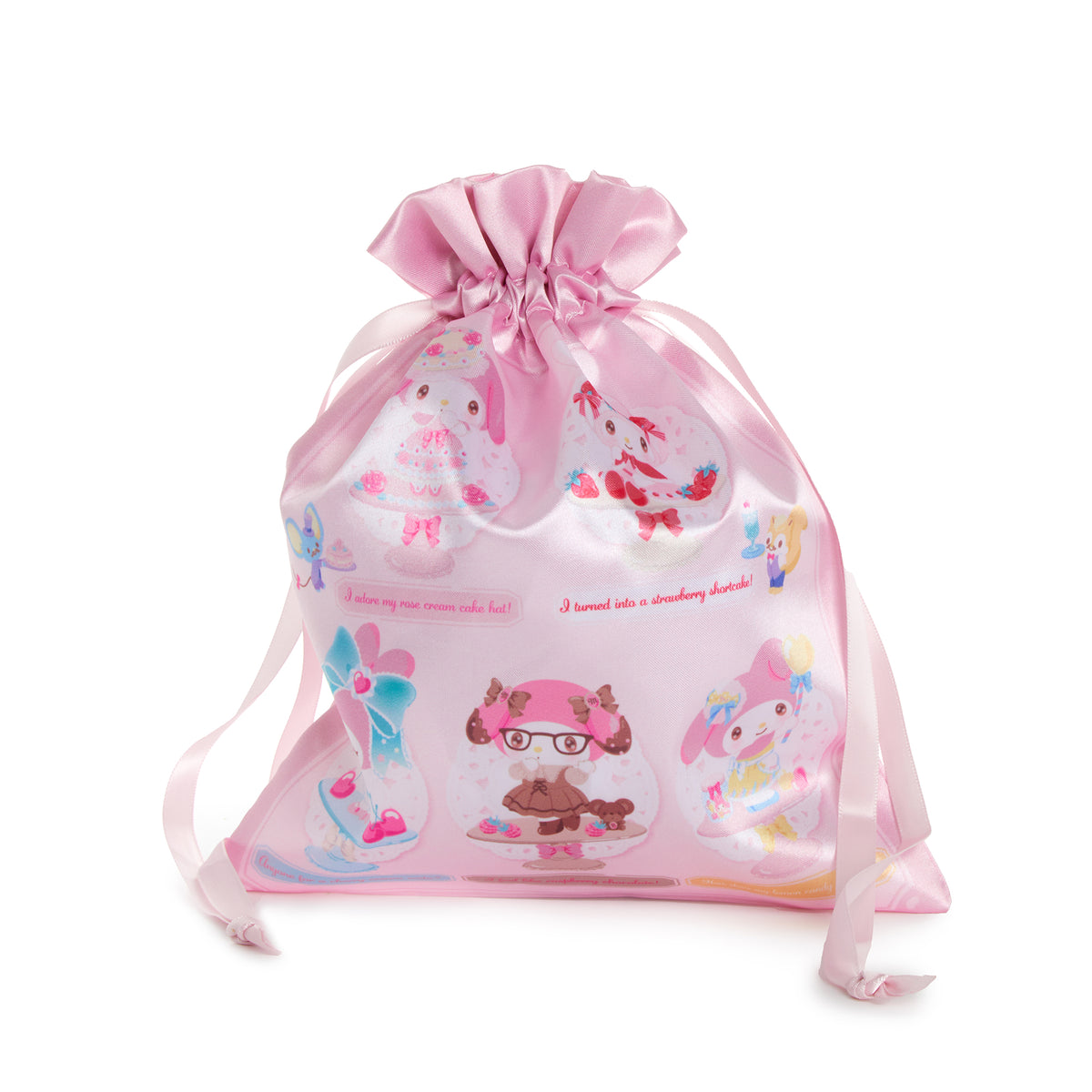 My Melody Drawstring Bag Set (Sweet Lookbook Series) Bags Japan Original   