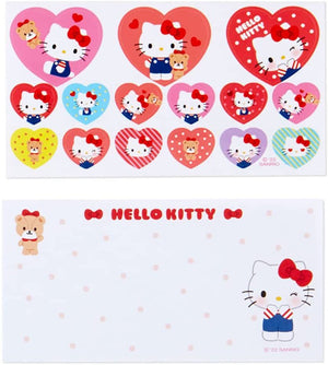 Hello Kitty Memo Pad with Keychain Case Stationery Japan Original   