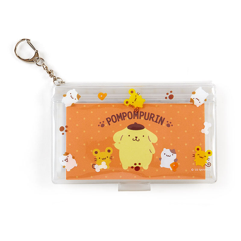 Pompompurin Memo Pad with Keychain Case Stationery Japan Original   