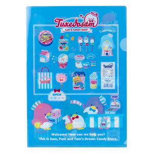 Tuxedosam File Folder Set (Sam's Candy Shop Series) Stationery Japan Original   