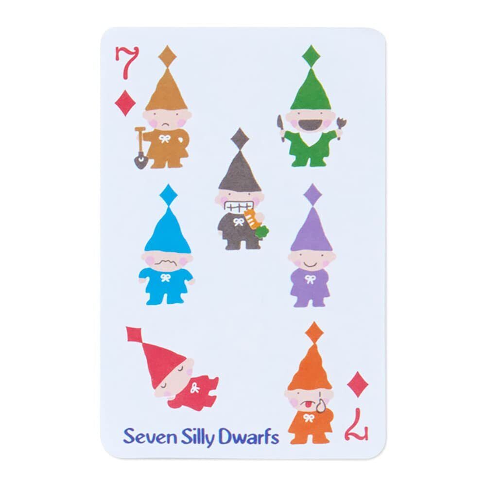 Sanrio Characters Playing Card Memo Pad (Blue Mix) Stationery Japan Original   