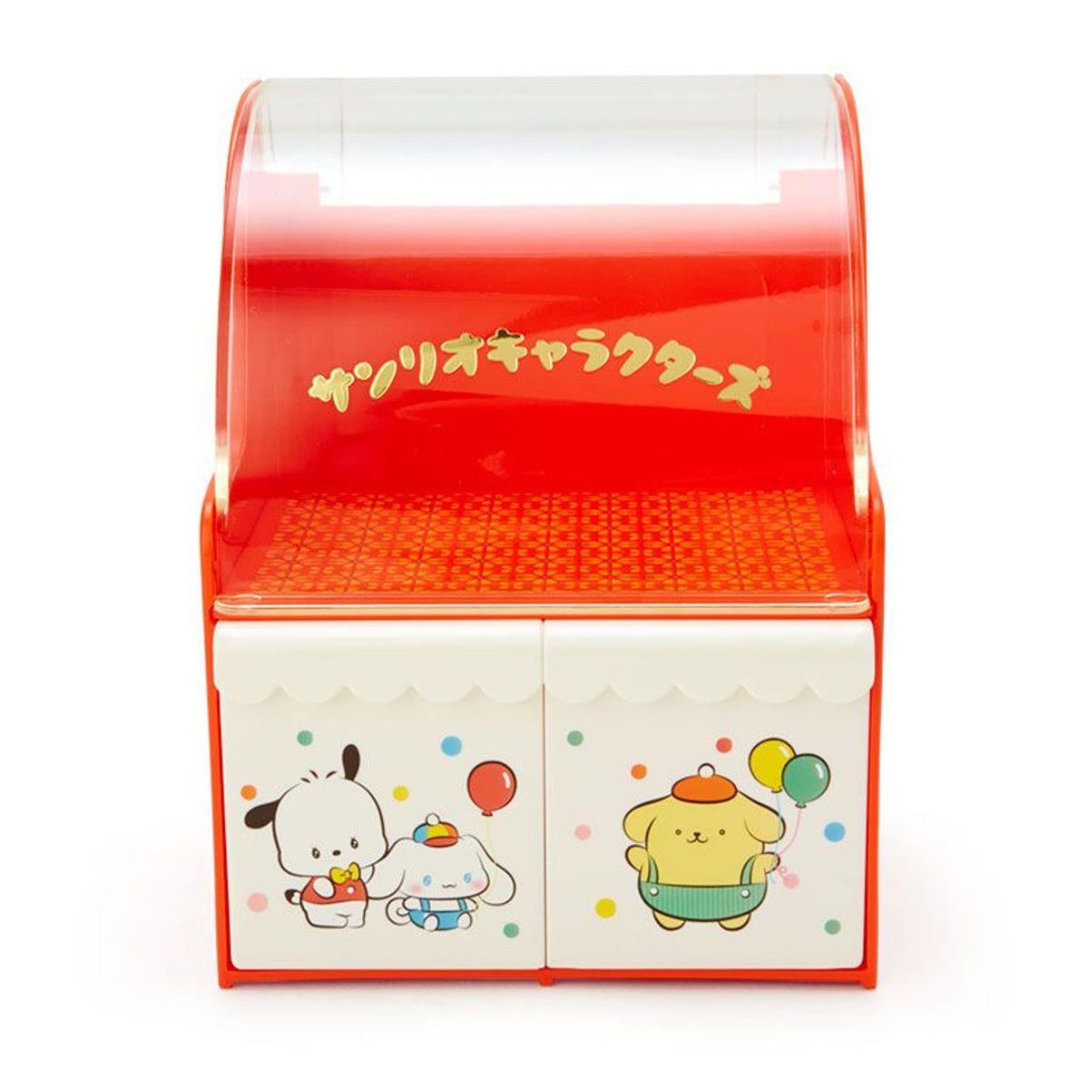 Sanrio Characters Mini Red Storage Chest (Retro Room Series) Home Goods Japan Original   