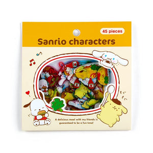 Sanrio Characters Mini Sticker Pack (Oomori Food Series) Stationery Sanrio Original   