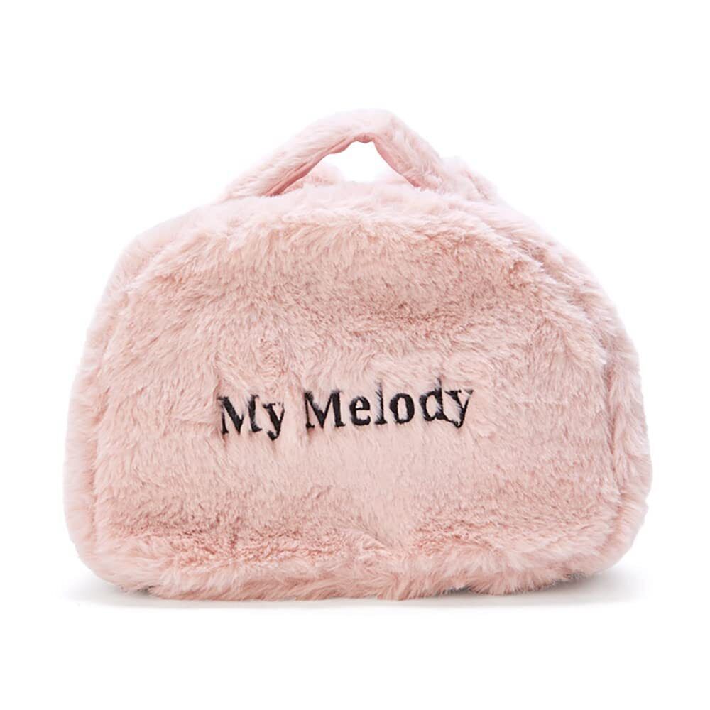 My Melody Plush Travel Pouch (Secret Melokuro Series) Bags Japan Original   