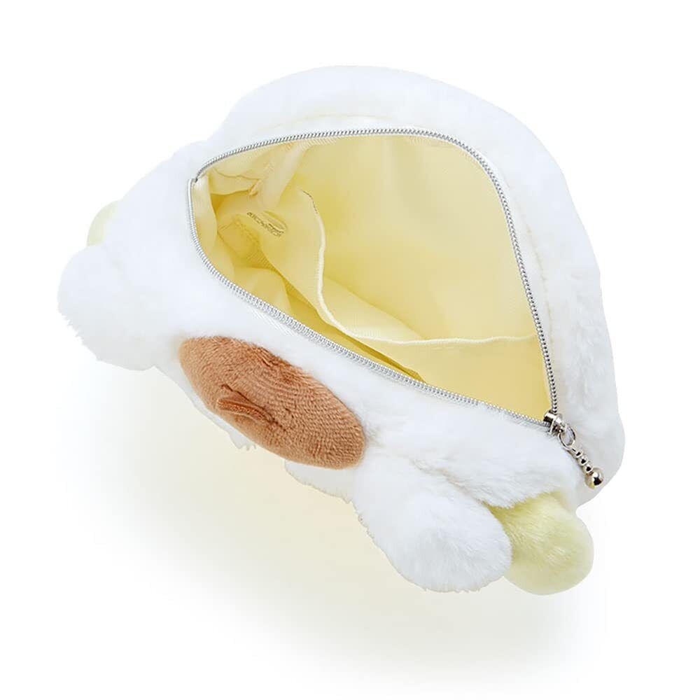 Pompompurin Plush Zipper Pouch (Fluffy Polar Bear Series) Bags Japan Original   