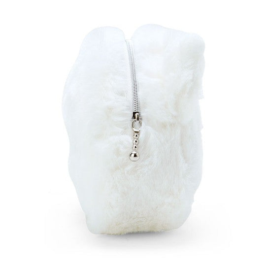 Kuromi Plush Zipper Pouch (Fluffy Polar Bear Series) Bags Japan Original   