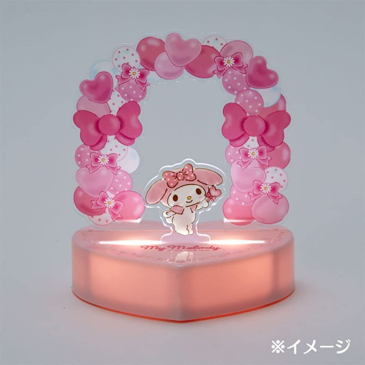 My Melody Acrylic Light-Up Display Home Goods Japan Original   
