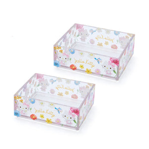 Hello Kitty 2-Piece Stacking Case Home Goods Japan Original   