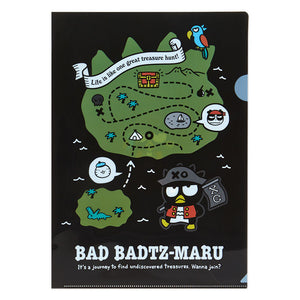 Badtz-maru File Folder Set (Treasure Hunting Series) Stationery Japan Original   
