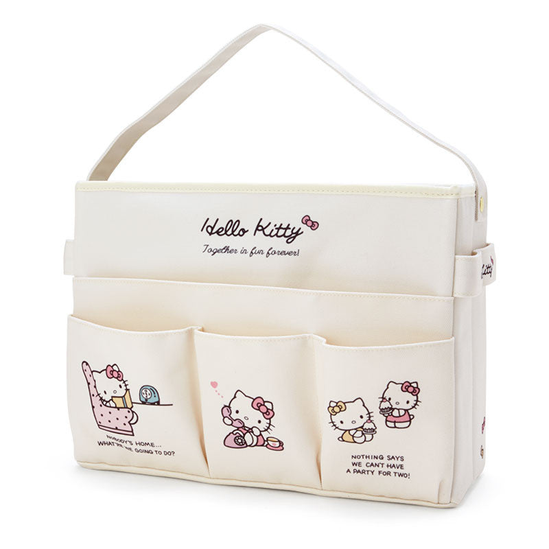 Hello Kitty Canvas Storage Box Home Goods Japan Original   