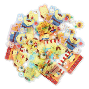 Pompompurin Summer Festival Mini Sticker Pack Stationery Japan Original   