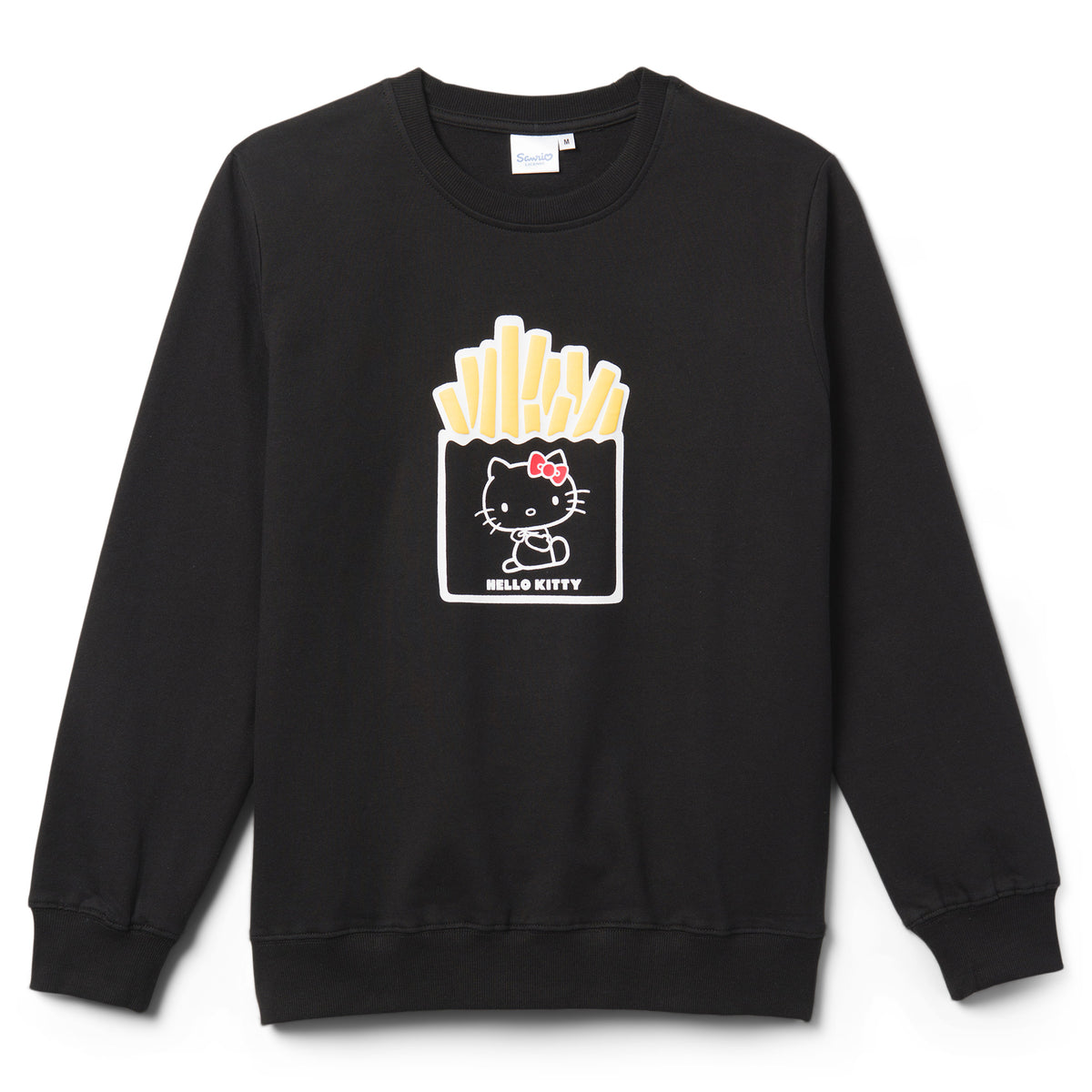 Hello Kitty French Fries Sweatshirt Black Apparel Global License   
