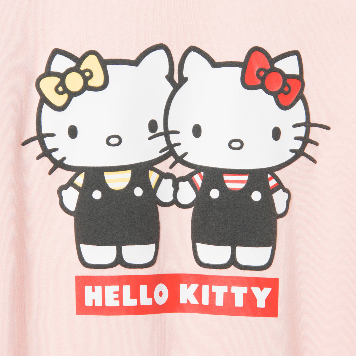 Hello Kitty &amp; Mimmy Print Sweatshirt Pink Apparel Global License   