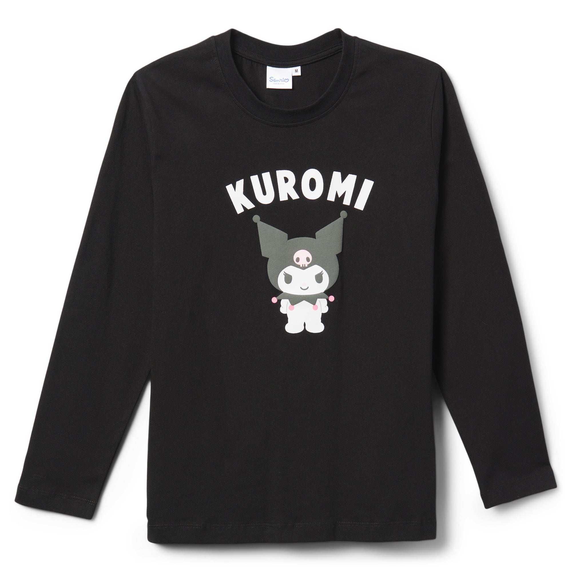 Kuromi Print Long Sleeve Tee Apparel Global License   