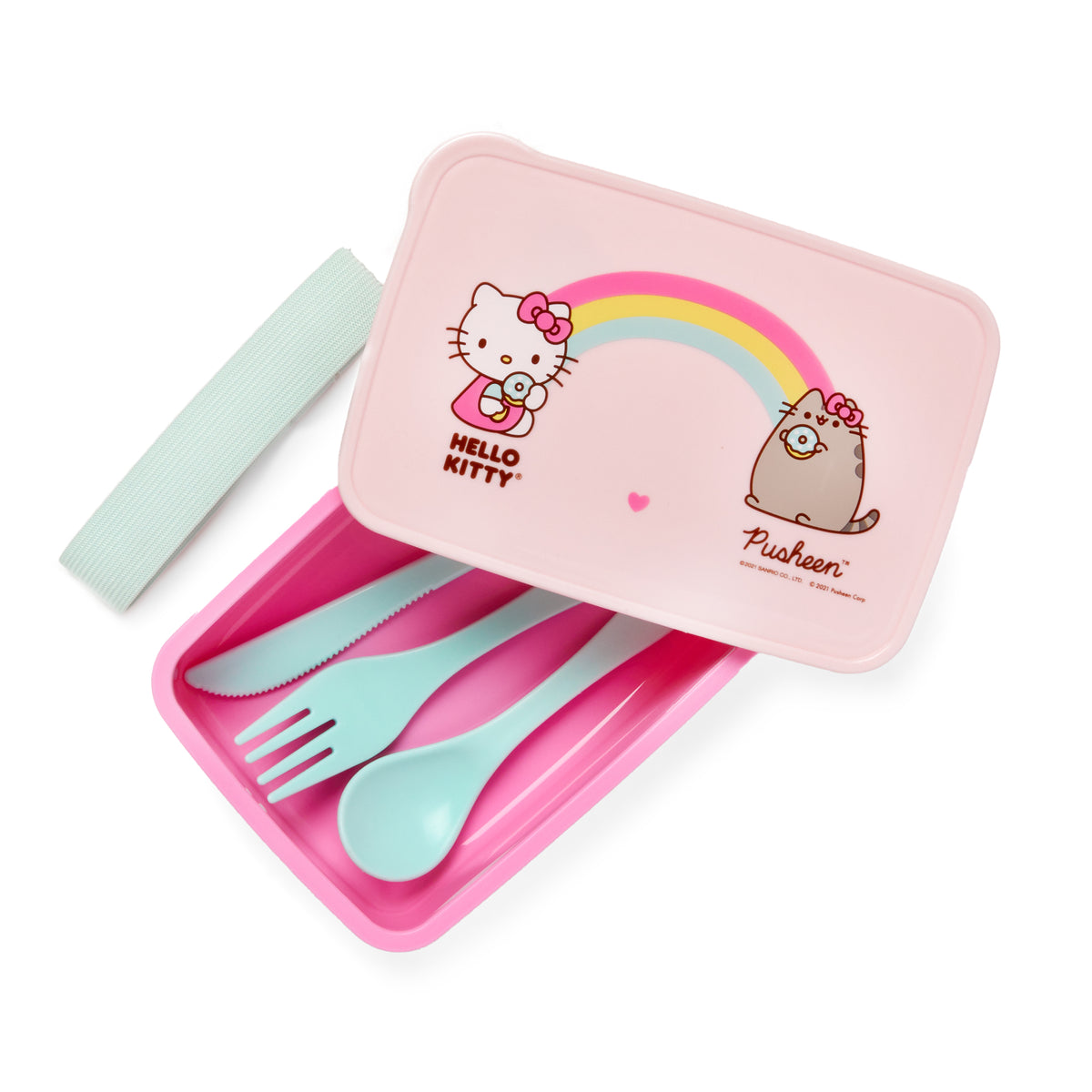 Hello Kitty x Pusheen Lunchbox Set Home Goods Blueprint Collections   