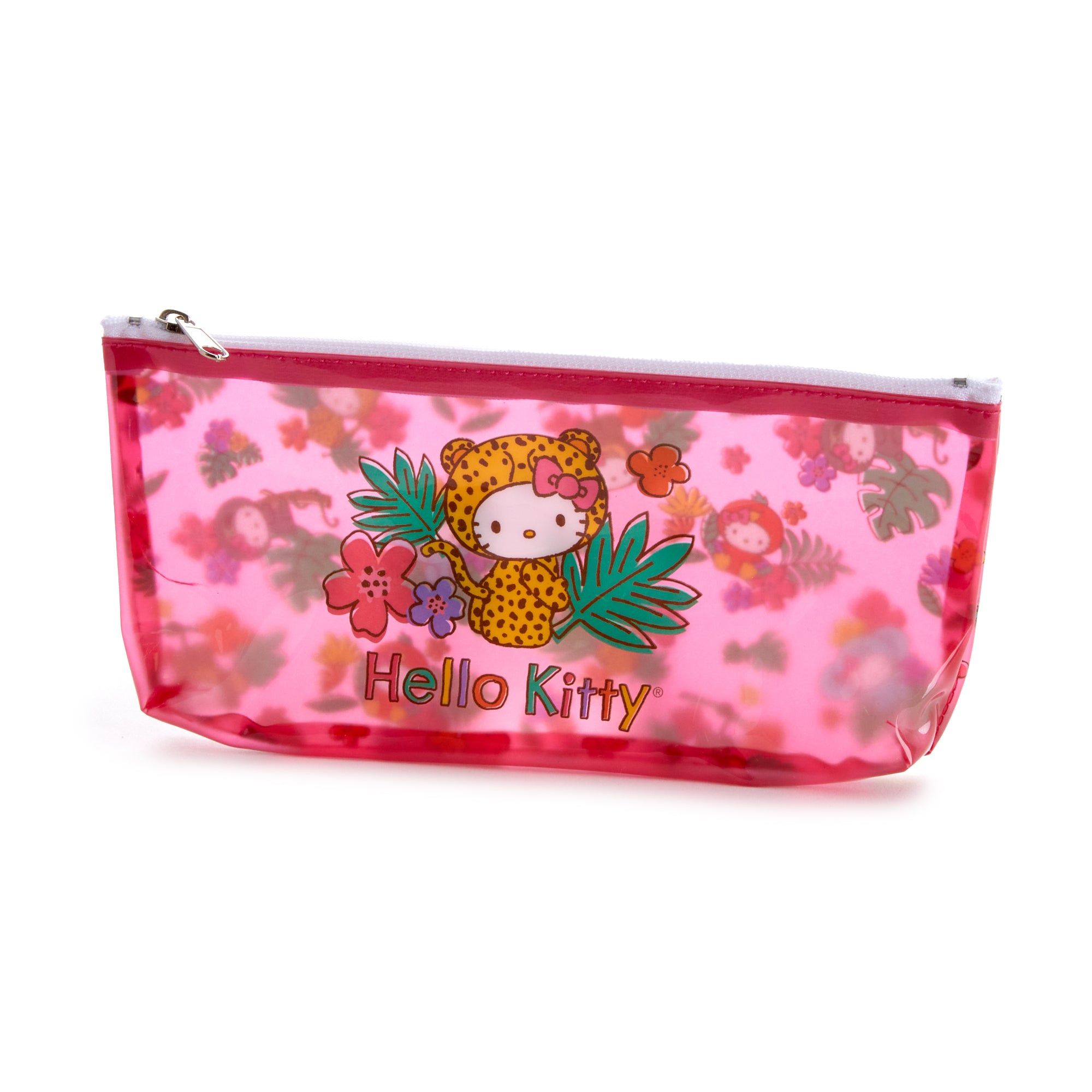 Hello Kitty Pencil Pouch (Tropical Animal Series) Bags NAKAJIMA CORPORATION   