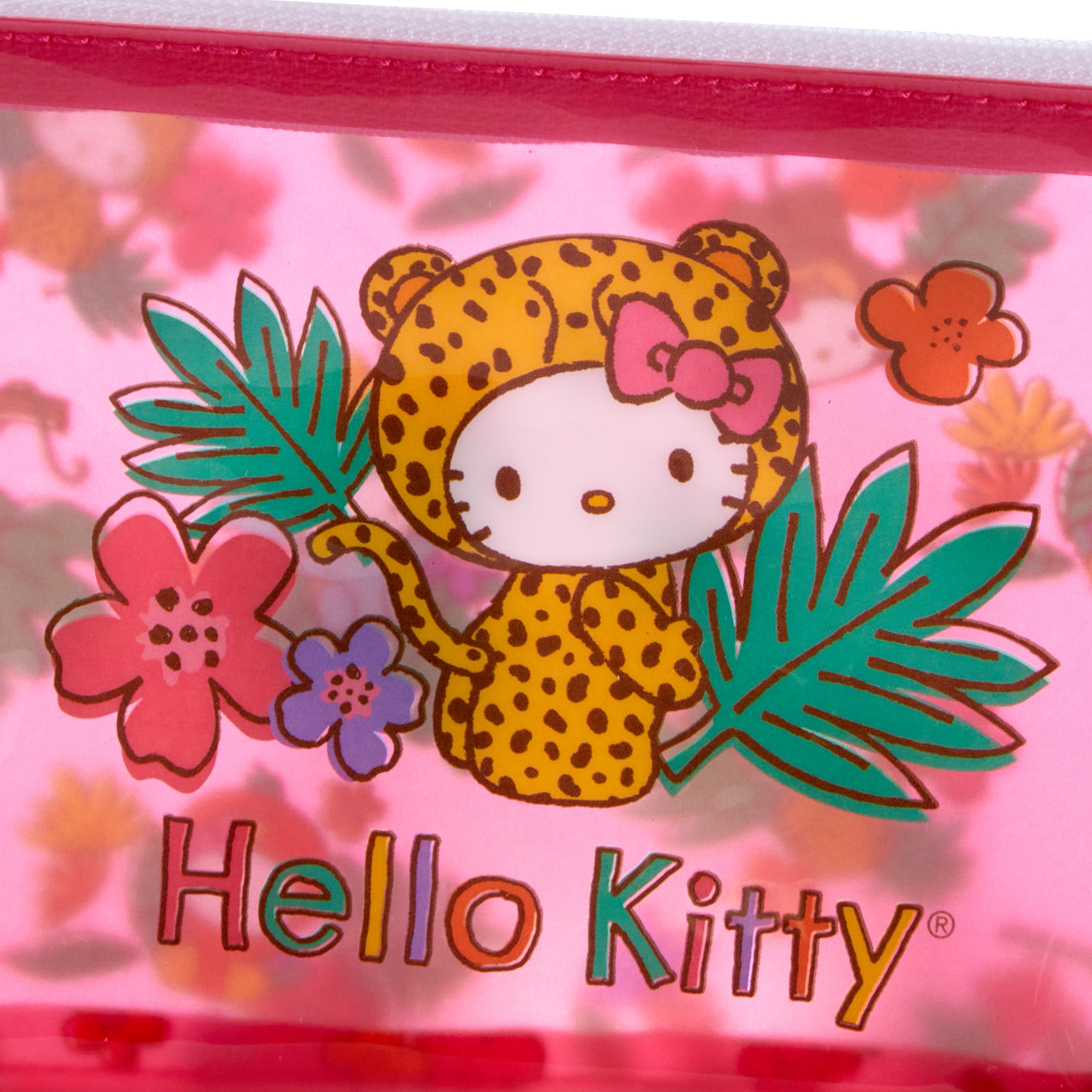 Hello Kitty Pencil Pouch (Tropical Animal Series) Bags NAKAJIMA CORPORATION   