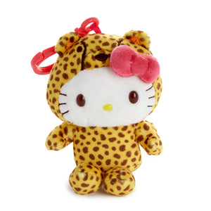 Hello Kitty Cheetah Mascot Clip (Tropical Animal Series) Plush NAKAJIMA CORPORATION   