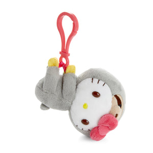 Hello Kitty Sloth Mascot Clip (Tropical Animal Series) Plush NAKAJIMA CORPORATION   