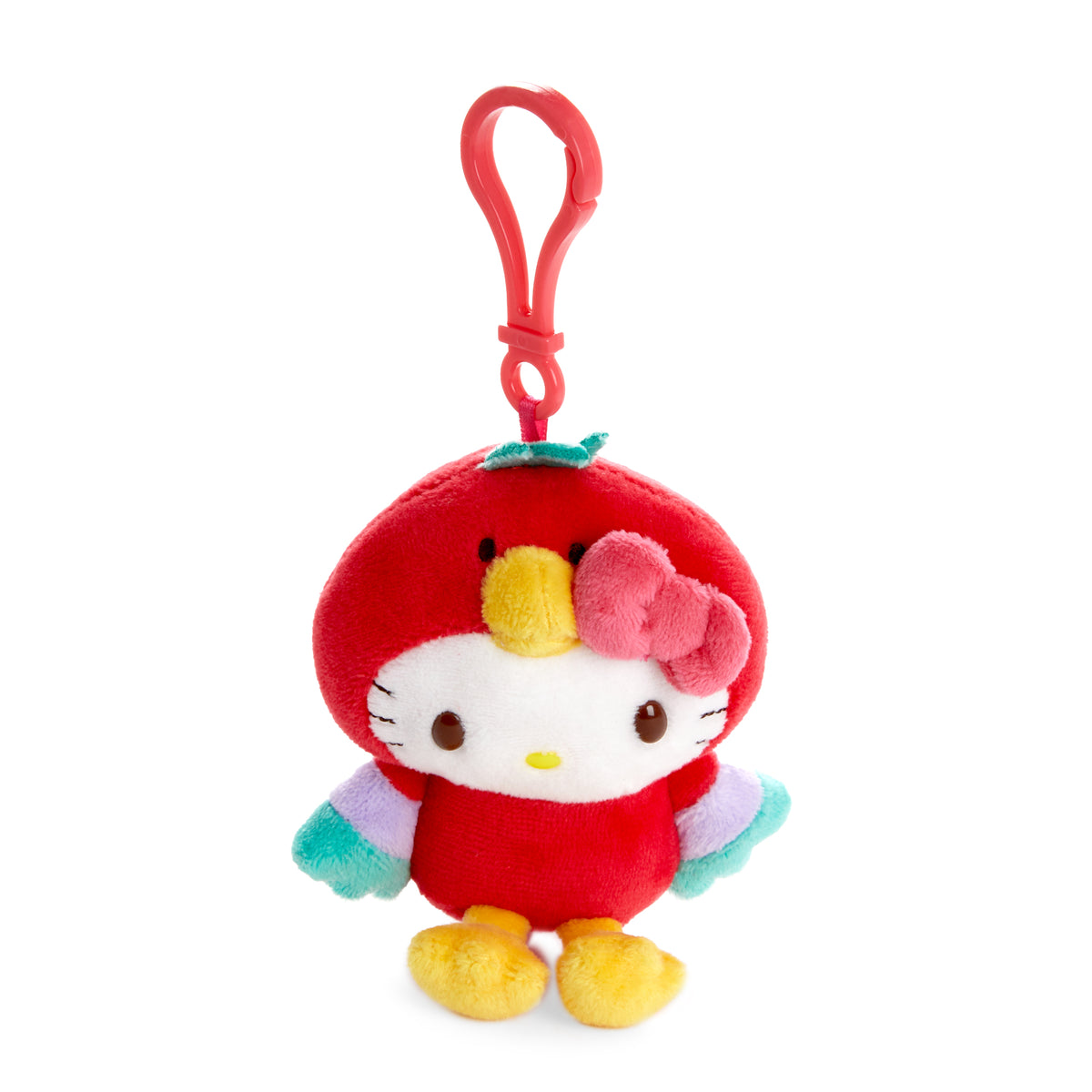 Hello Kitty Parrot Mascot Clip (Tropical Animal Series) Plush NAKAJIMA CORPORATION   