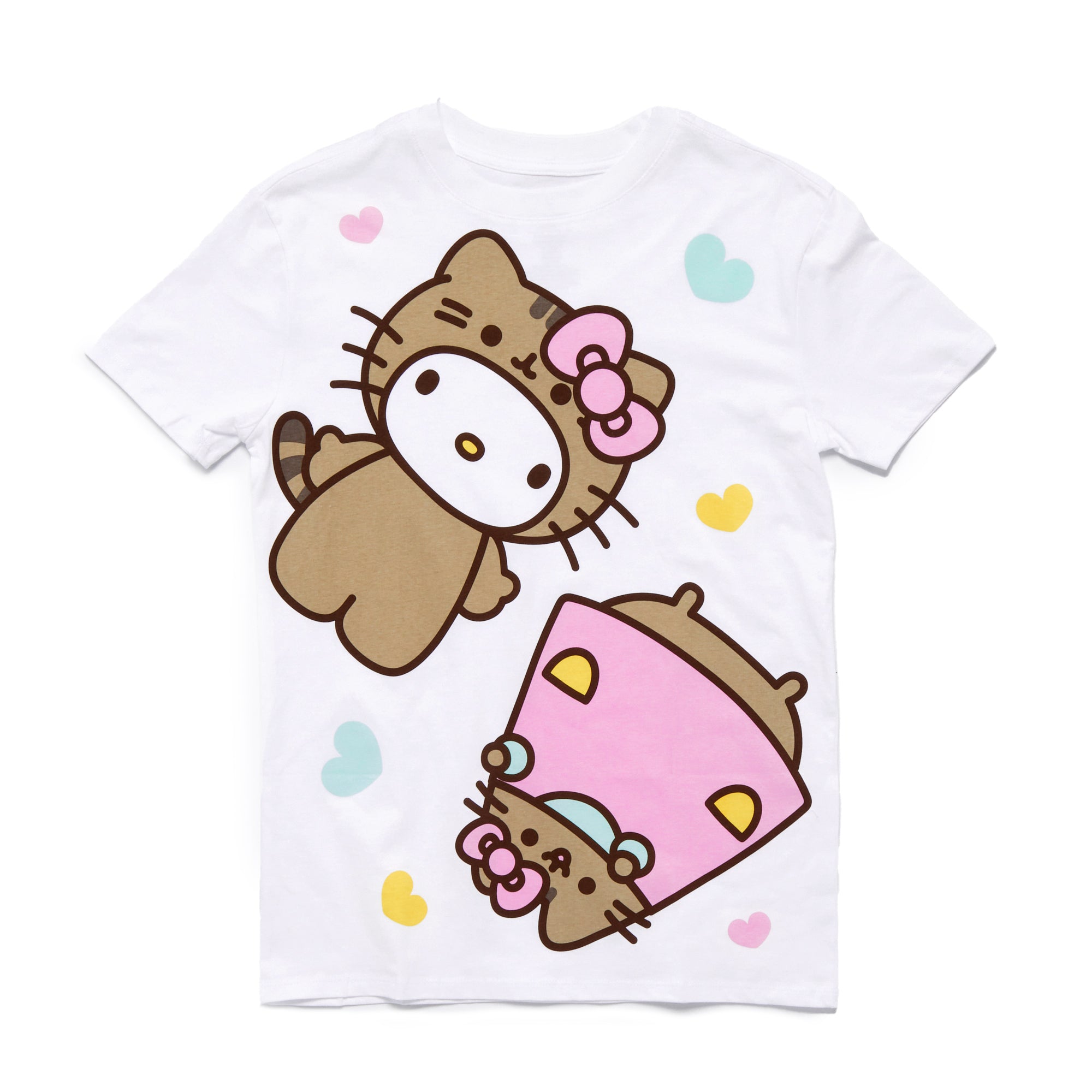 Hello Kitty x Pusheen Best Pals T-shirt Apparel Hybrid Apparel   