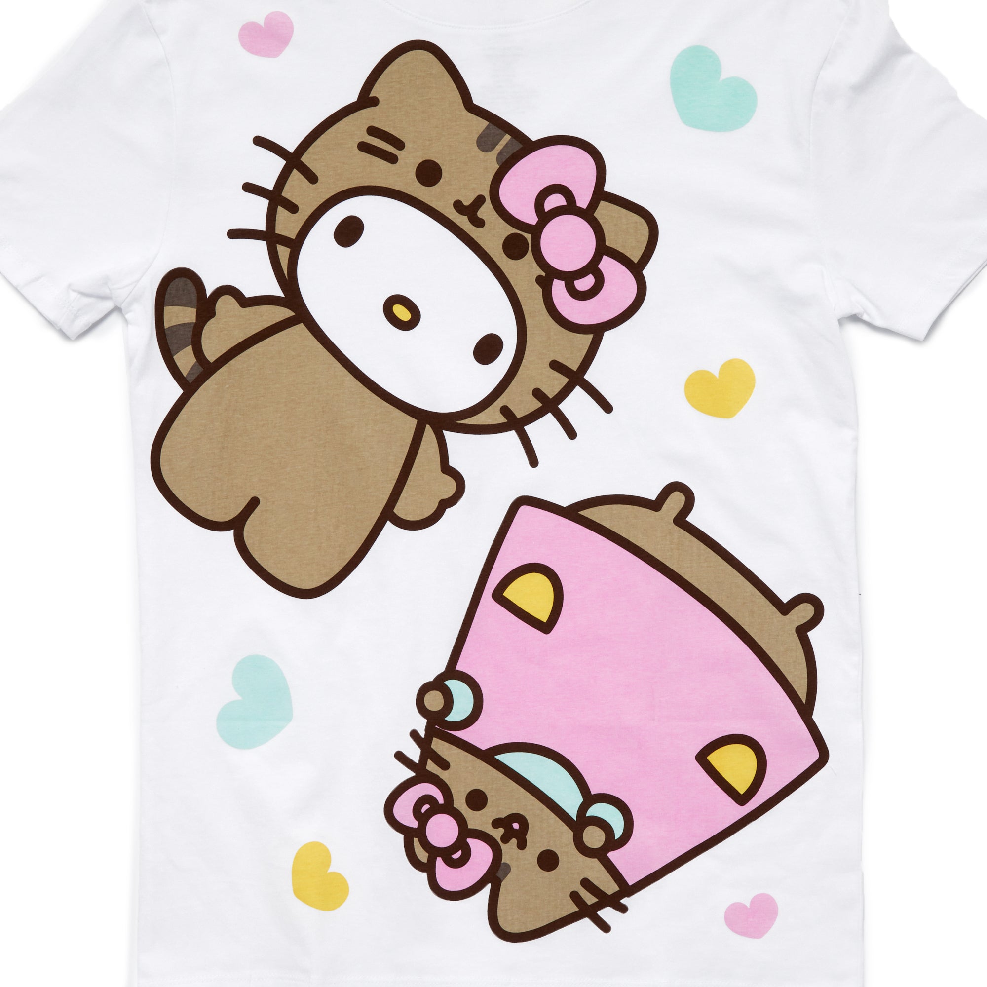 Hello Kitty x Pusheen Best Pals T-shirt Apparel Hybrid Apparel   