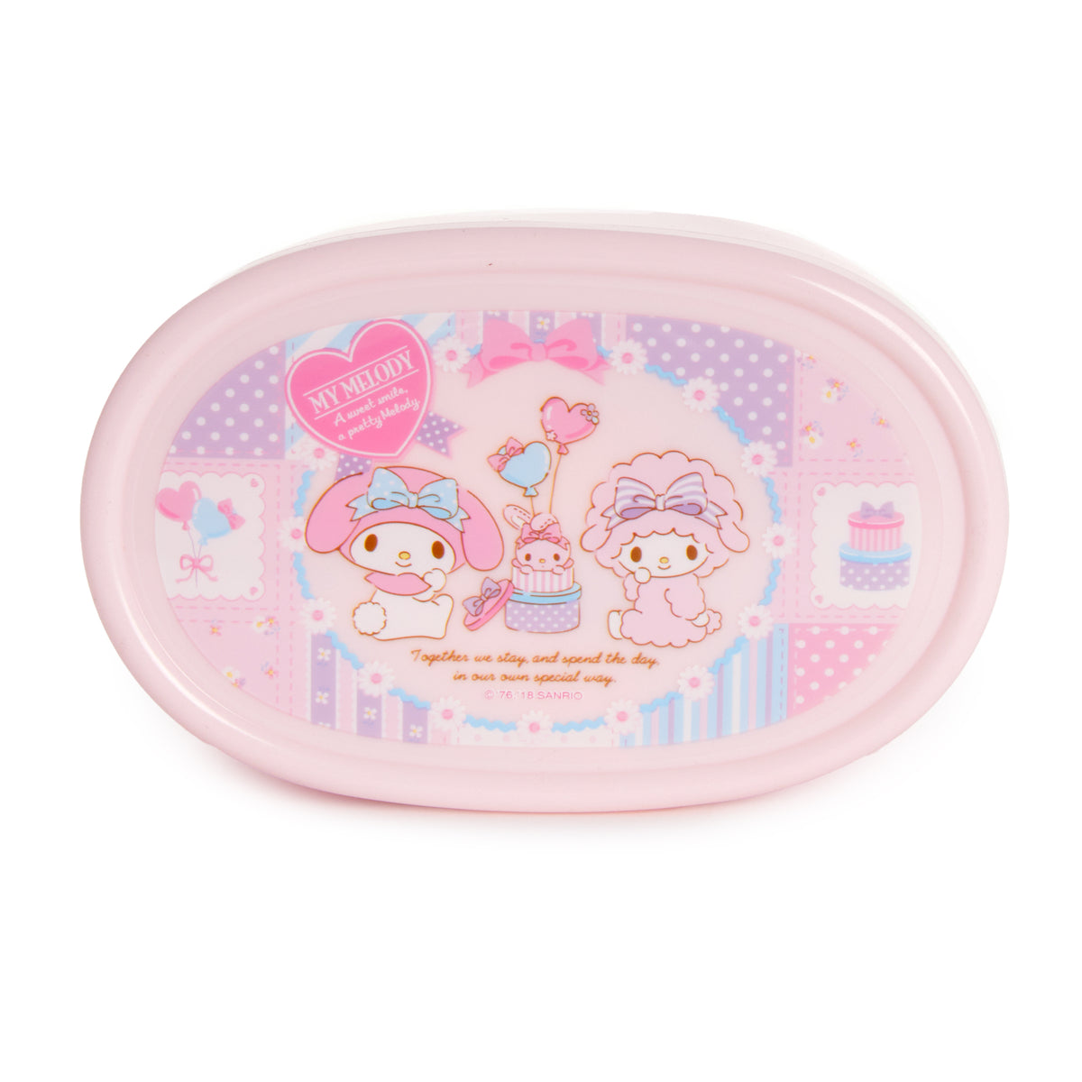 My Melody &amp; My Sweet Piano Patchwork Containers (Set of 3) Kitchen Sanrio   