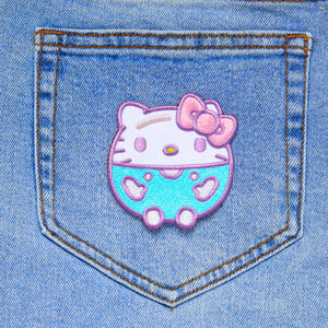 Hello Kitty Iron On Patches Embroidered Set of 5 Loungefly Hello Sanrio New
