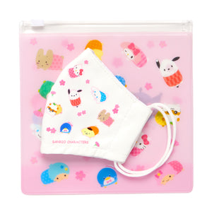Sanrio Characters Toddler Reusable Face Mask with Case Accessory Sanrio   