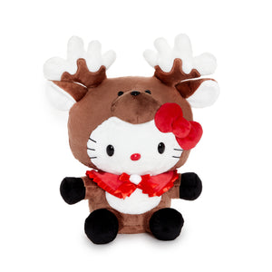 Hello Kitty Red-nosed Rudolph 12" Plush Toys&Games NAKAJIMA CORPORATION   