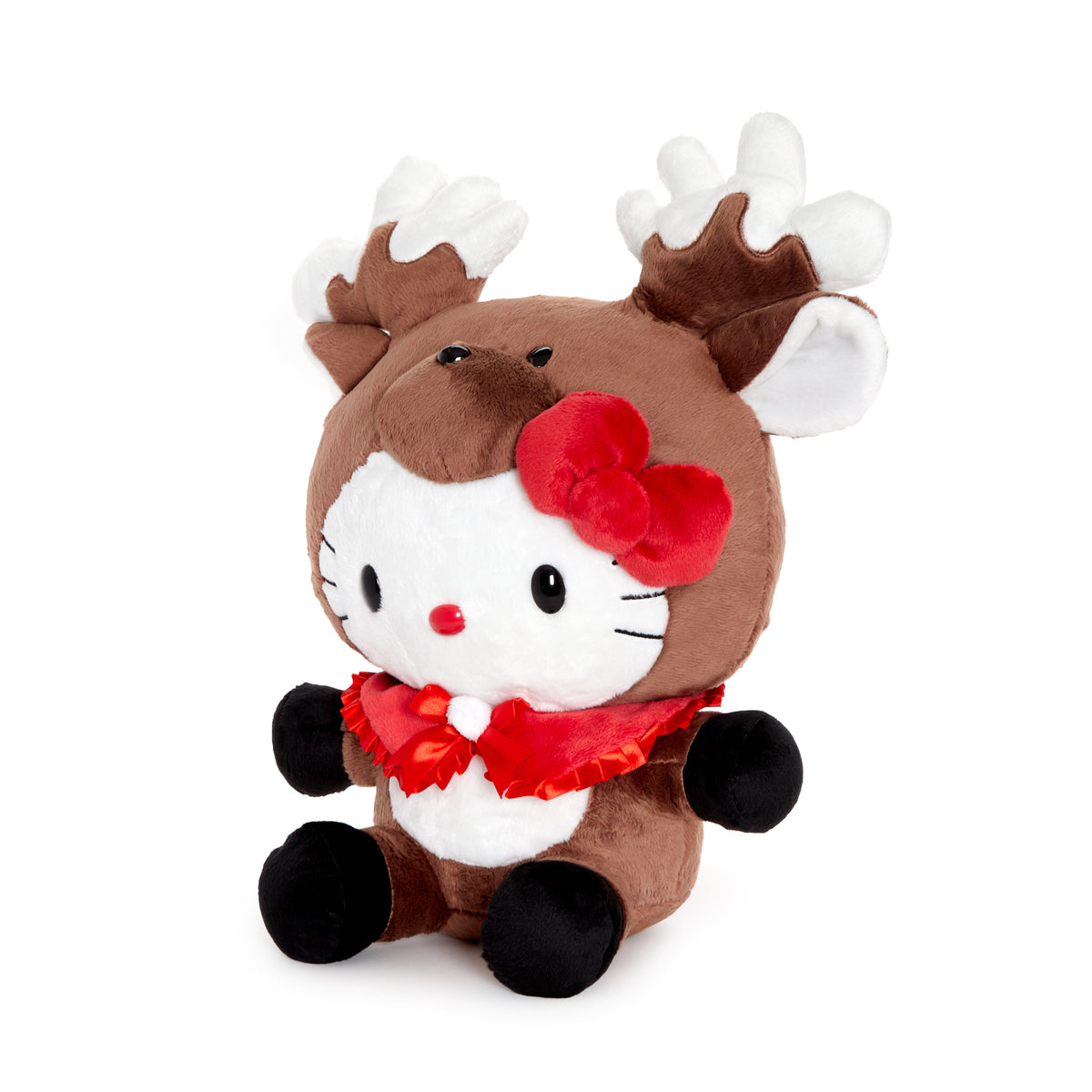 Hello Kitty Red-nosed Rudolph 12&quot; Plush Toys&amp;Games NAKAJIMA CORPORATION   