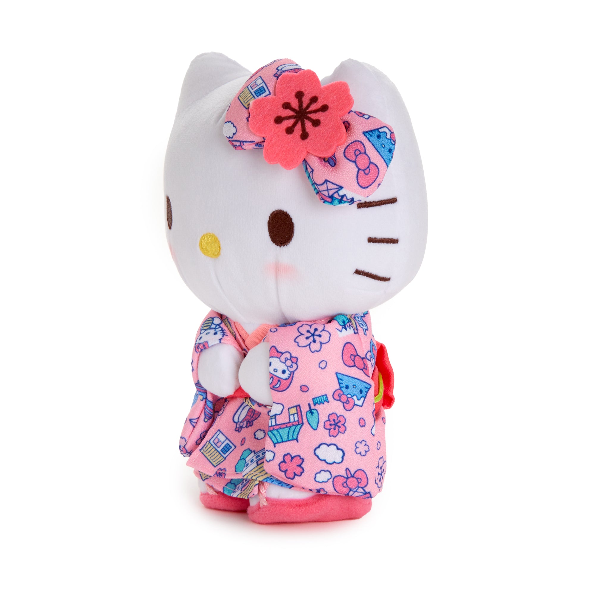 Hello Kitty Tokyo Kimono 8" Standing Plush (Sakura Series) Plush NAKAJIMA CORPORATION   