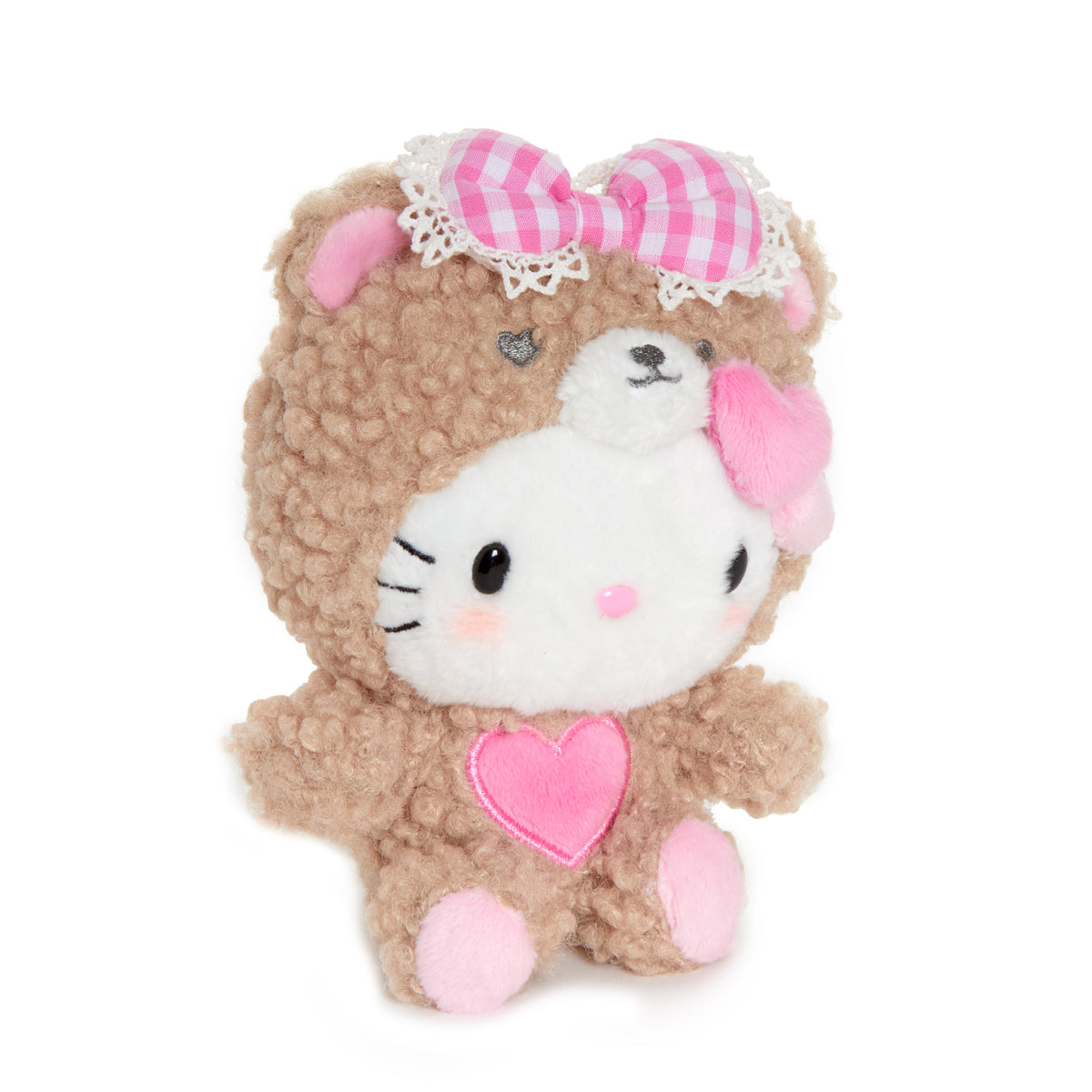 Hello Kitty Teddy Bear Brown Plush Mascot (In Love Series) Plush NAKAJIMA CORPORATION   
